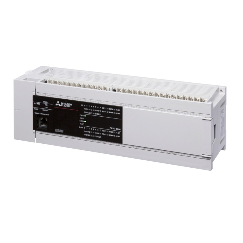 Mitsubishi FX5U-80MR/DS FX5U CPU Base Unit | Advanced PLC for Industrial Automation