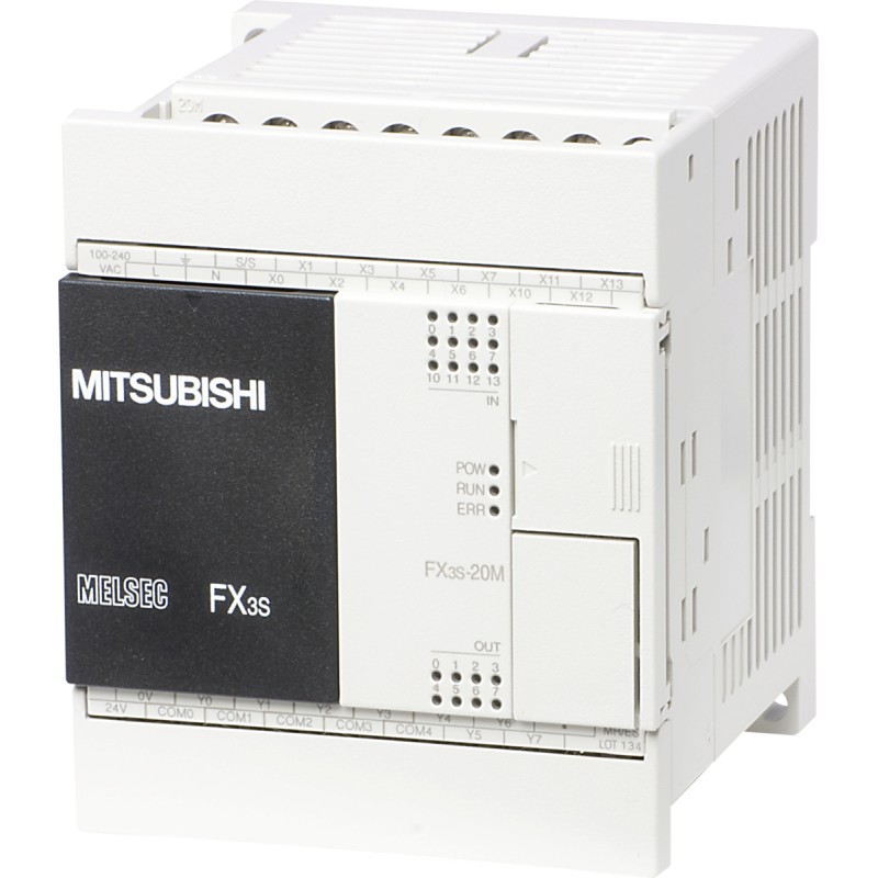 Mitsubishi FX3S-20MT/ES FX3S Base Unit - Compact PLC for Industrial Automation