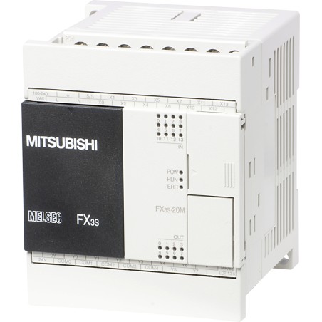 Mitsubishi FX3S-20MT/ES FX3S Base Unit - Compact PLC for Industrial Automation
