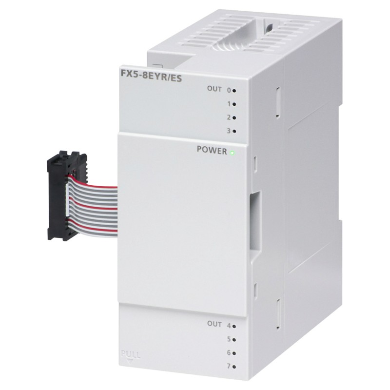 Mitsubishi FX5-8EYR/ES FX5 I/O Extension Module – 8 Relay Outputs | High-Performance Relay Controller