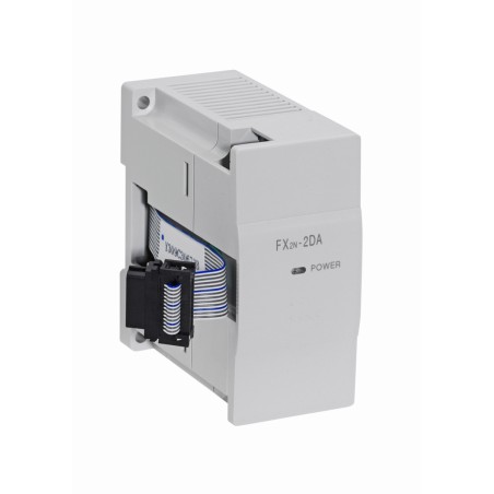 Mitsubishi FX2N-2DA PLC Analog Output Module | High-Resolution 12-Bit Output