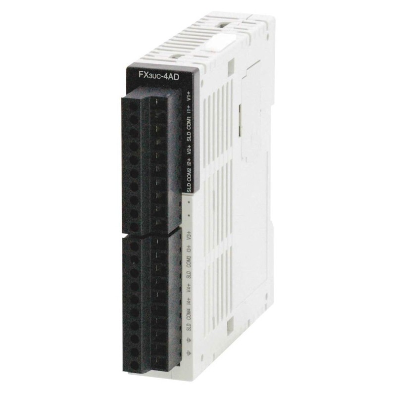 Mitsubishi FX3UC-4AD PLC Analog Input Module | High-Precision Analog Measurement