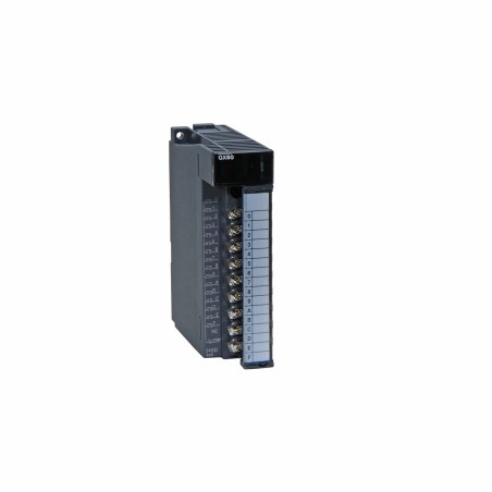 Mitsubishi QX80 PLC Q Series Input Module | 24 V DC | 16 Inputs | Screw Terminal Block