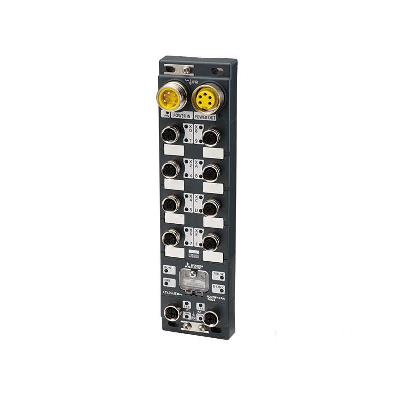 Mitsubishi NZ2GF12A4-16DE PLC CC-Link IE Field I/O Module | High-Speed Data Communication