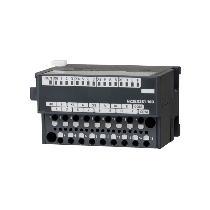 Mitsubishi NZ2EX2S1-16D PLC CC-Link IE Field Module | DC Inputs | Spring Clamp Terminals