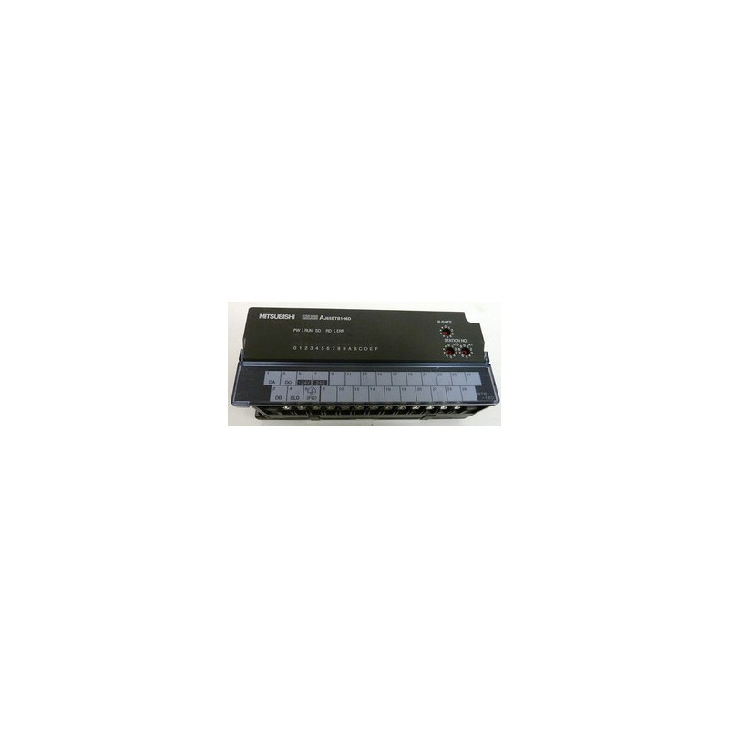 Mitsubishi AJ65BTB1-16D PLC CC-Link I/O Module | 16 Inputs | Sink/Source | 1-Wire