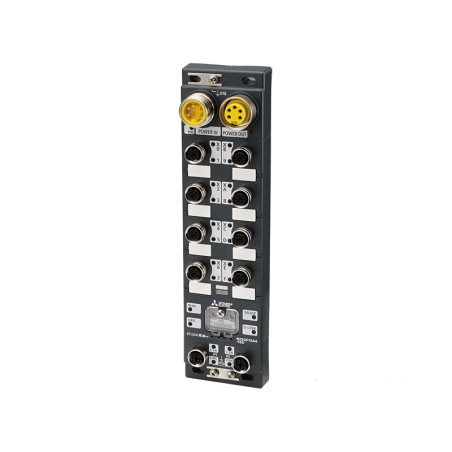 Mitsubishi NZ2GF12A4-16D PLC CC-Link IE Field I/O Module | 16ch Input, Plus Common, IP67