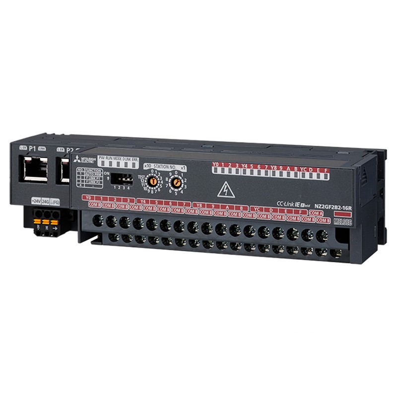 Mitsubishi NZ2GF2B2-16R CC-Link IE Field Network Remote I/O | High-Speed Industrial Automation