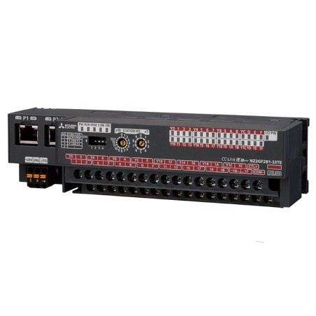 Mitsubishi NZ2GF2B1-32TE CC-Link IE Field Network Remote I/O | High-Speed Industrial I/O Module