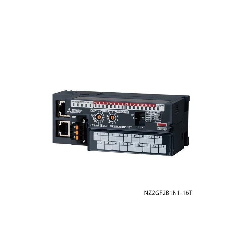 Mitsubishi NZ2GF2B1N1-16T PLC CC-Link IE Field I/O Module | Industrial Automation