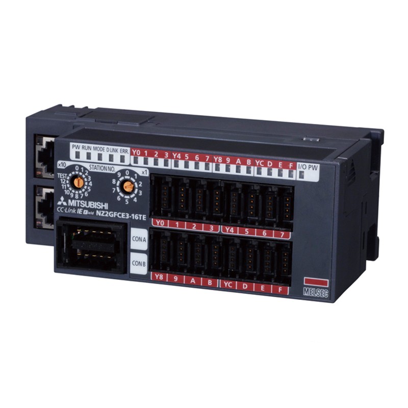 Mitsubishi NZ2GFCE3-16TE PLC CC-Link IE Field Remote I/O Module | High-Speed Industrial I/O