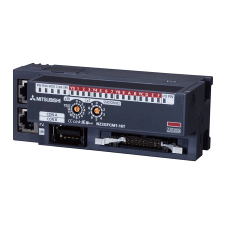 Mitsubishi NZ2GFCM1-16TE PLC CC-Link IE Field 16 Points Transistor Source - High-Speed Automation Control