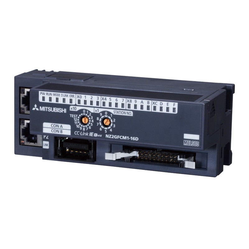 Mitsubishi NZ2GFCM1-16D PLC CC-Link IE Field | 16-Point MIL Connector Type - Industrial Automation