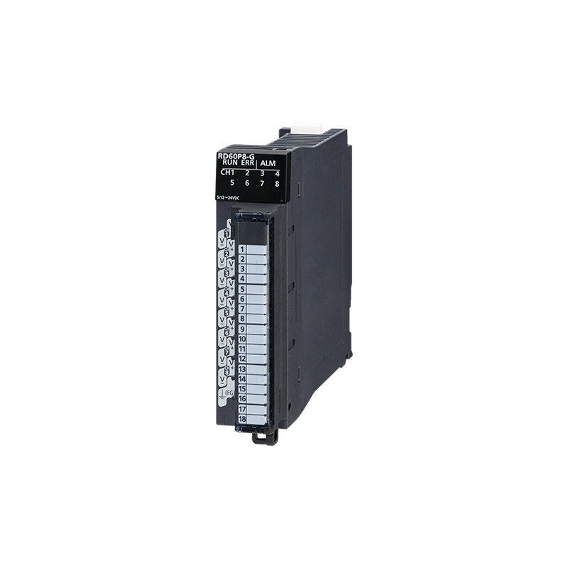 Mitsubishi RD60P8-G PLC iQ-R Series Pulse Input Module | High-Speed & Isolated