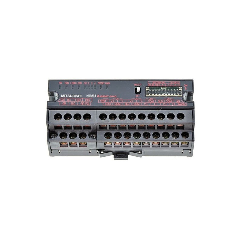Mitsubishi AJ65SBT-64AD PLC CC-Link Compact I/O Module for Industrial Automation