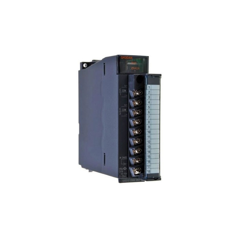 Mitsubishi Q62DAN PLC Q Series 2-Channel Analog Output Module | High-Resolution Analog Control