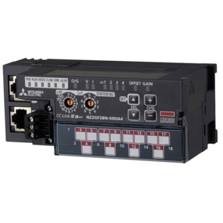 Mitsubishi NZ2GF2BN-60DA4 PLC CC-Link IE Field I/O Module | High-Speed Digital Outputs