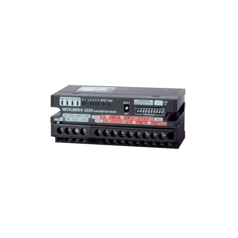 Mitsubishi AJ65SBT2B-64AD Analog Input Module | CC-Link Interface