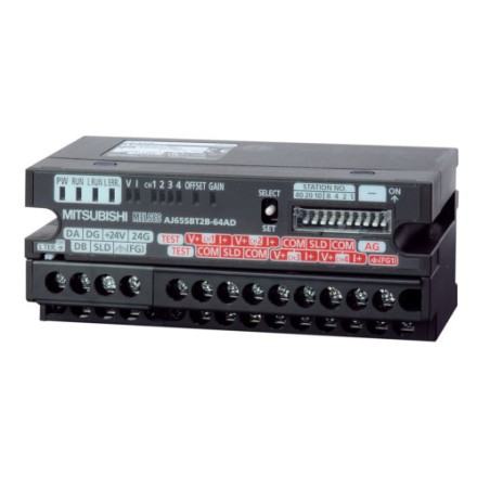 Mitsubishi AJ65SBT2B-64AD Analog Input Module | CC-Link Interface