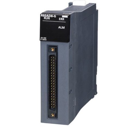 Mitsubishi R60AD8-GC PLC iQ-R Series Analog Input Module – 8 Channels, Coated