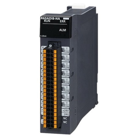 Mitsubishi R60ADI8-HA PLC iQ-R Series | HART-Enabled Analog Input Module