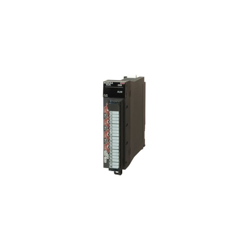 Mitsubishi R60DA4(C) PLC iQ-R Series Analog Output Module | High-Performance Analog Output Module
