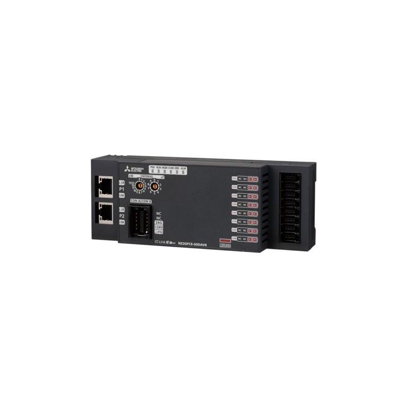 Mitsubishi NZ2GFCE-60DAV8 CC-Link IE Field Network Remote I/O | High-Speed Industrial Automation