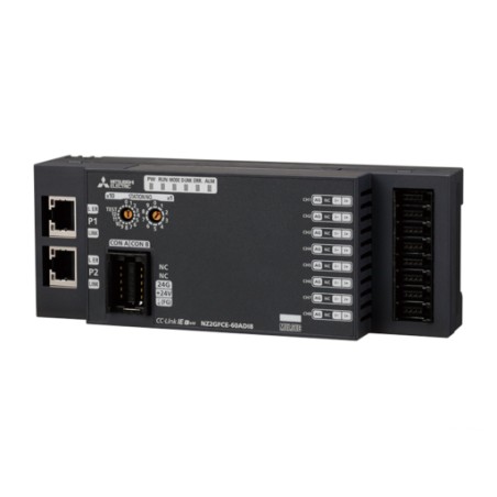 Mitsubishi NZ2GFCE-60ADI8 CC-Link IE Field Network Remote I/O | High-Speed Analog Inputs
