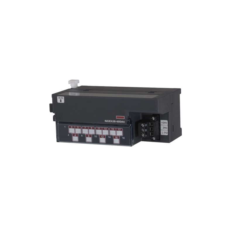 Mitsubishi NZ2EX2B-60DA4 PLC CC-Link IE Field Extension I/O Module | High-Density Digital Outputs