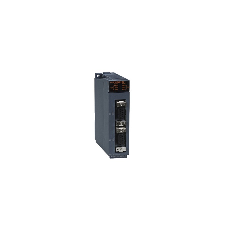 Mitsubishi QJ71C24N-R2 PLC Q Series Serial Communication Module | RS-232 Dual Ports