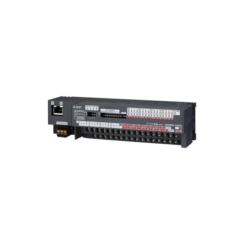 Mitsubishi NZ2MFB1-32DTE1 PLC CC-Link IE Field Basic | 16 Input, 16 Output, 24V | High-Performance Automation Control