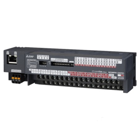Mitsubishi NZ2MFB1-32DTE1 PLC CC-Link IE Field Basic | 16 Input, 16 Output, 24V | High-Performance Automation Control