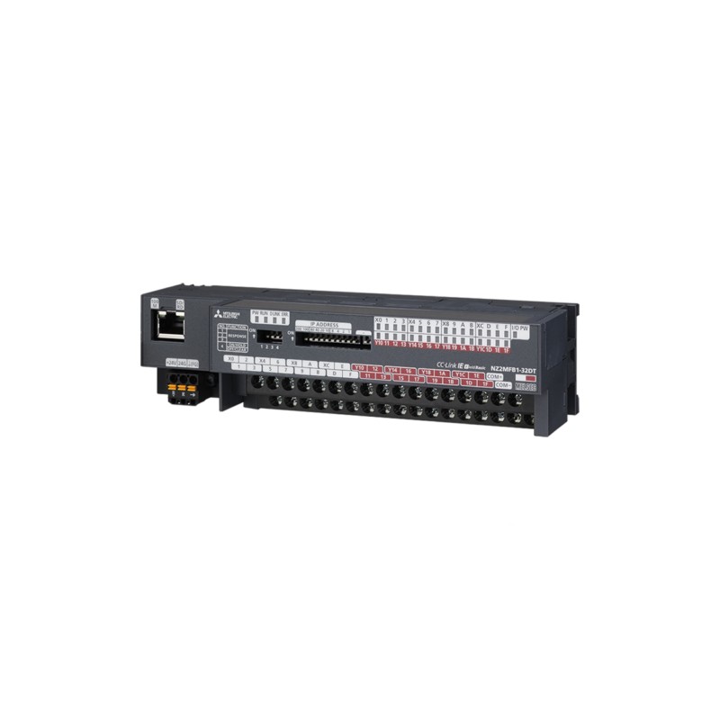 Mitsubishi NZ2GF2B1-32DT CC-Link IE Field Network Remote I/O Module | High-Speed Data Transfer & Reliable Performance