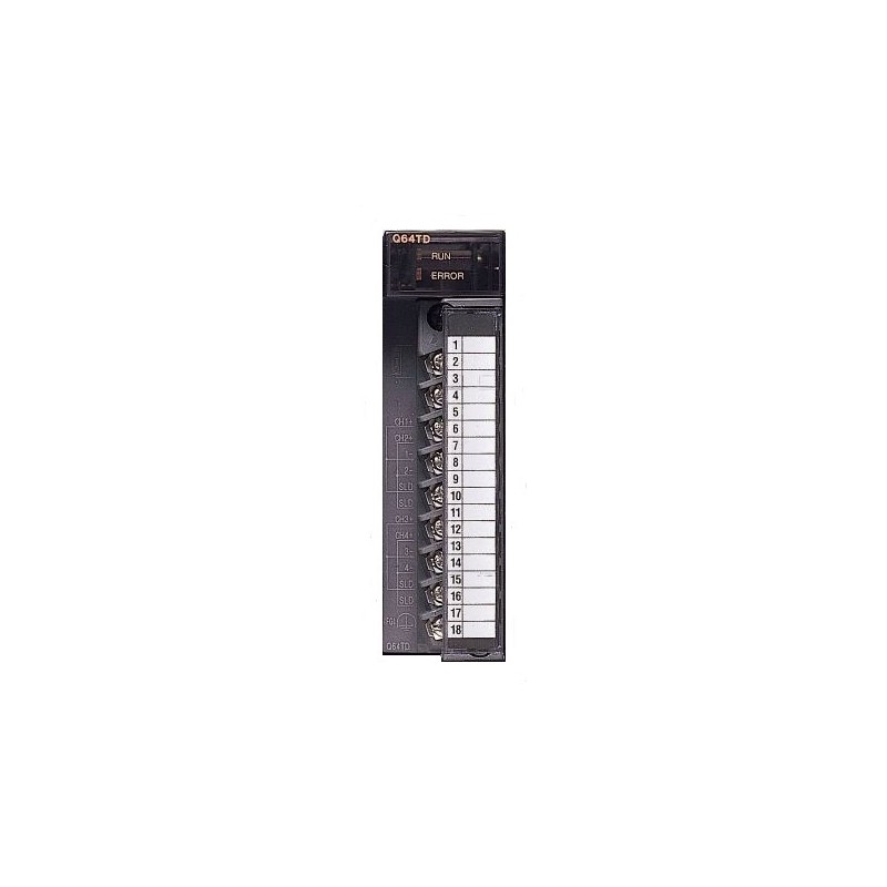 Mitsubishi Q64TD PLC Q Series 4-Channel Temperature Input Module | R, K, J, T Thermocouples