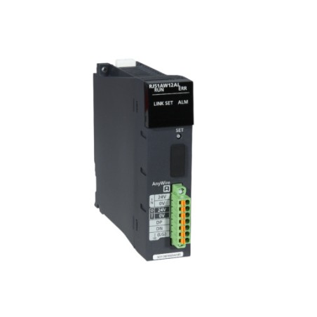 Mitsubishi RJ51AW12AL PLC iQ-R Series AnyWireASLINK Master Unit | High-Speed Communication & Reliable Connectivity