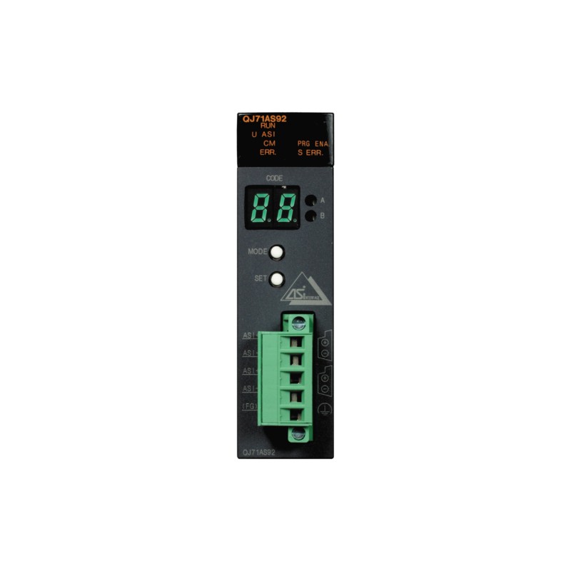 Mitsubishi QJ71AS92 PLC Q Series AS-Interface Master Module | High-Speed Communication & Reliable Control