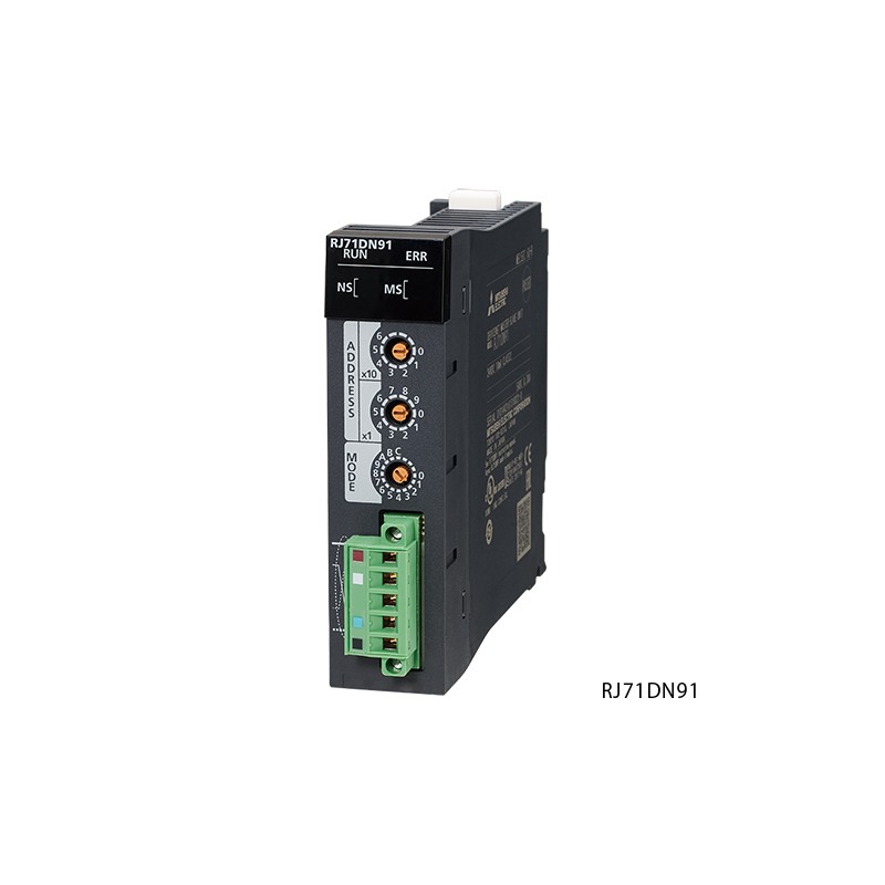Mitsubishi RJ71DN91 PLC iQ-R Series DeviceNet Module | High-Speed Communication