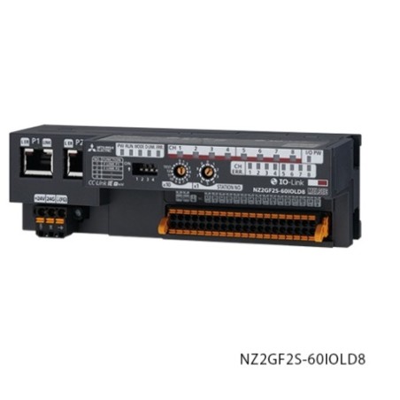 Mitsubishi NZ2GF2S-60IOLD8 PLC CC-Link IE Field Remote IO-Link Master | High-Speed Automation Solution