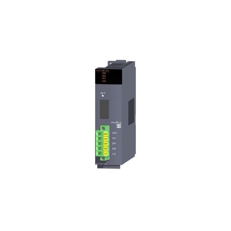 Mitsubishi QJ51AW12AL PLC Q Series AnyWireASLINK Master Unit | High-Speed Industrial Communication
