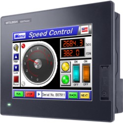 Mitsubishi GT1455-QTBDE GOT 5.7" Touch Screen HMI | High-Resolution Industrial Display
