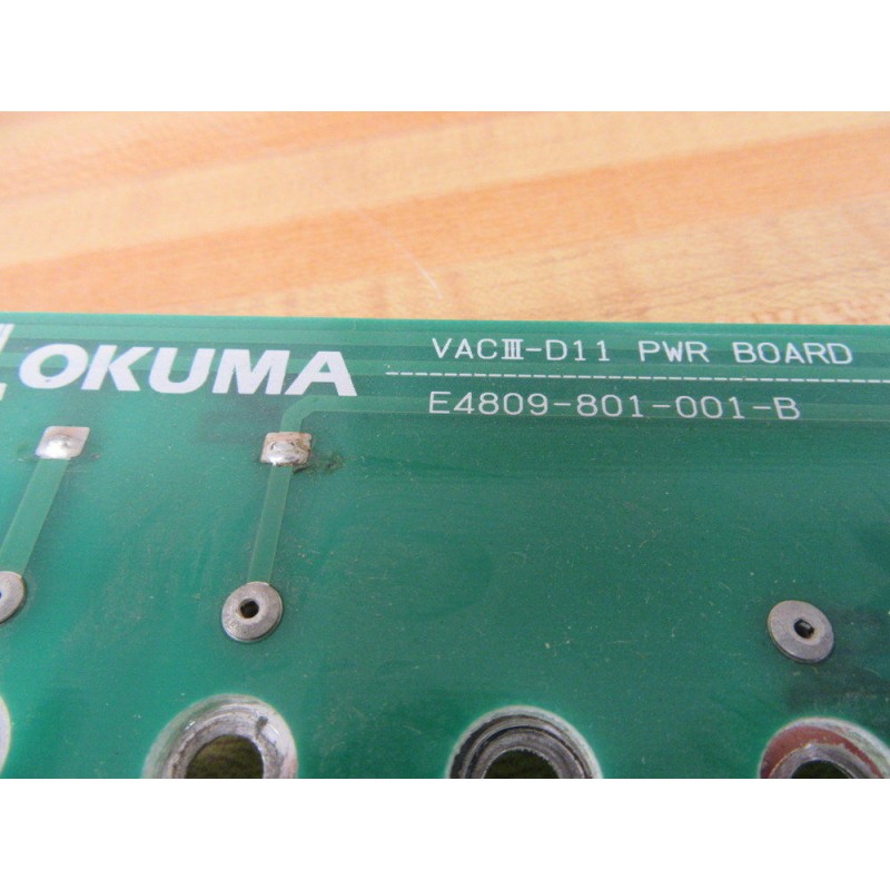 Okuma VAC III Power Board - Industrial Machinery Power Solutions     -     Okuma E4809-801-001-B VAC III Power Board | High-Perf