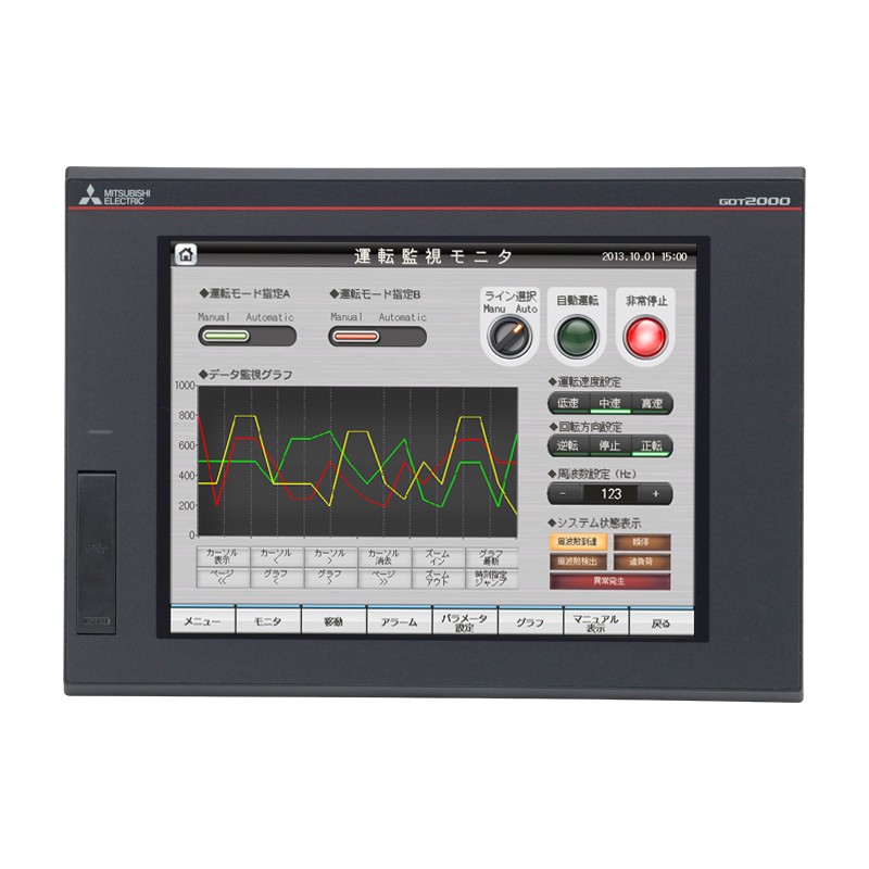 Mitsubishi GT2710-VTBD-GF GOT2000 Series Touch Panel | High-Resolution HMI Display
