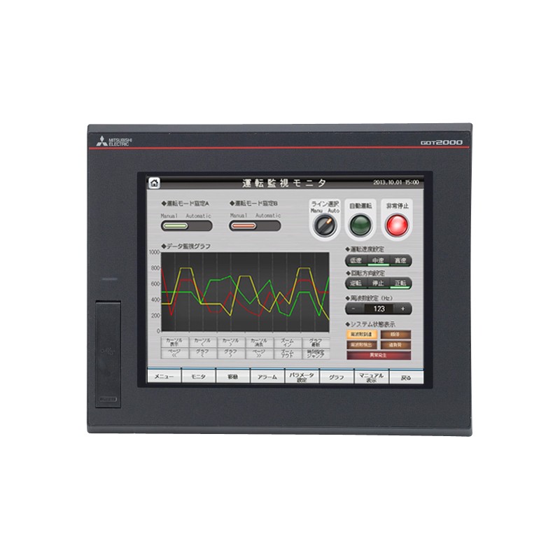 Mitsubishi GT2507-WTBD GOT2000 7" Wide TFT Touch Screen HMI | High-Resolution Industrial Display